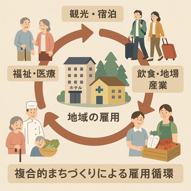 地域を守る。人を育てる。複合的まちづくりが導く雇用循環の未来画像1