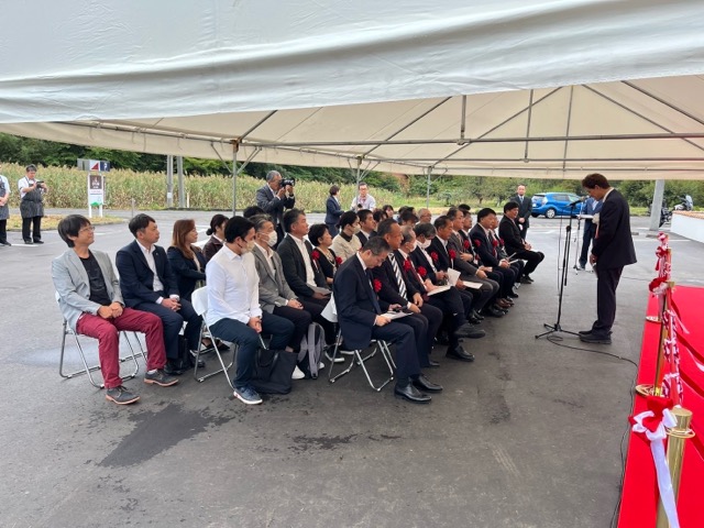 さかい珈琲蔵王山水苑前店のオープニングセレモニーを行いました。画像2