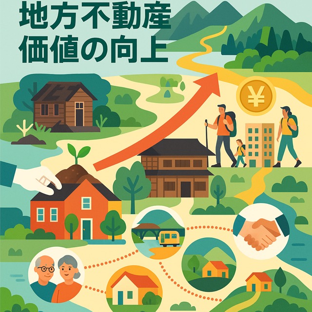 地方不動産価値の向上と、ガイアグループの地域価値再生モデル画像1