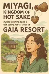 宮城、燗酒王国へ － 受賞酒と温泉貸別荘「ガイアリゾート」が描く観光の未来 サムネイル画像