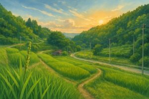 稲の出穂、命のかたちが見え始めました ― 実りに向かう棚田の夏 ― サムネイル画像