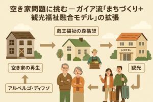 空き家問題に挑む──ガイア流「まちづくり＋観光福祉融合モデル」の拡張 サムネイル画像