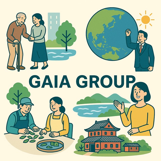 日本が持つ多様な地域資源と文化を活かし、持続可能な社会の実現を目指す「ガイアグループ」。画像1