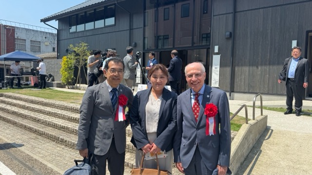 2025年6月1日、長崎県平戸市にて開催された「アルベルゴ・ディフーゾタウン（ADT）」の認証式に出席しました。画像1