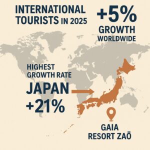 世界の国際旅行者数、2025年上半期は6.9億人に増加 —— 成長率トップは日本 サムネイル画像