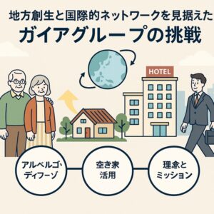 地方創生と国際的ネットワークを見据えたガイアグループの挑戦 サムネイル画像
