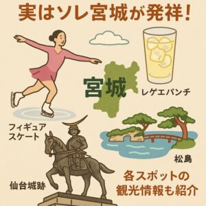 【実はソレ宮城が発祥！】ご当地カクテル「レゲエパンチ」やフィギアスケートなど！各スポットの観光情報も紹介 サムネイル画像