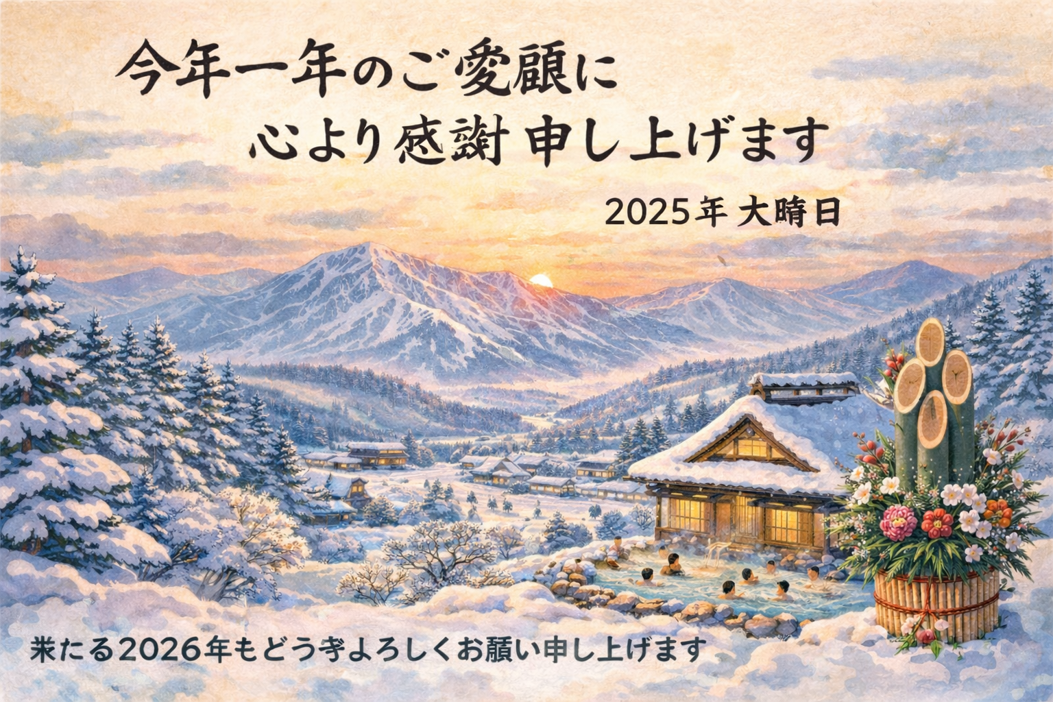 一年の締めくくりに、心からの感謝を込めて画像1