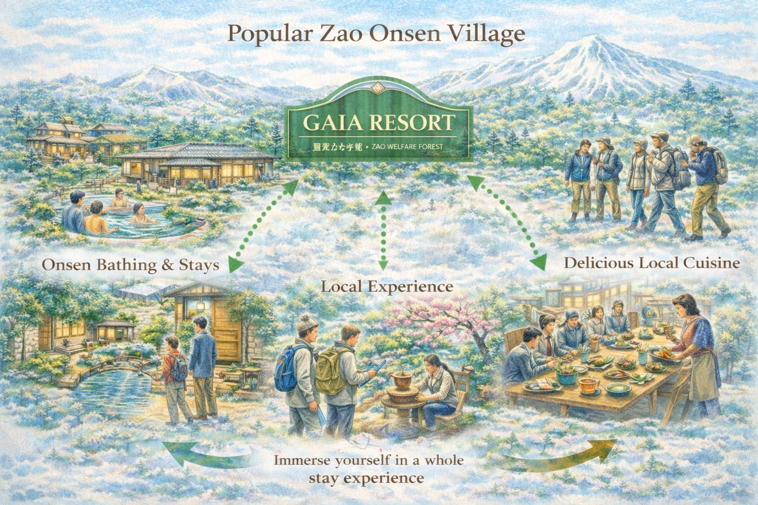 みやぎ蔵王温泉郷が人気温泉地ランキングにランクイン！画像1