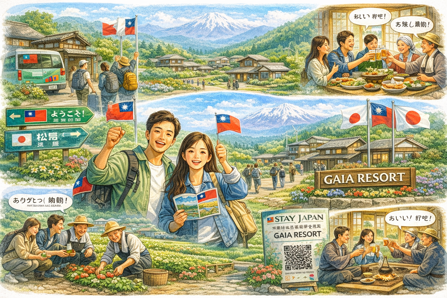 2025年 台湾からの海外旅行が過去最多に — ガイアグループの持続可能な観光と日本–台湾の交流促進への取り組み画像1