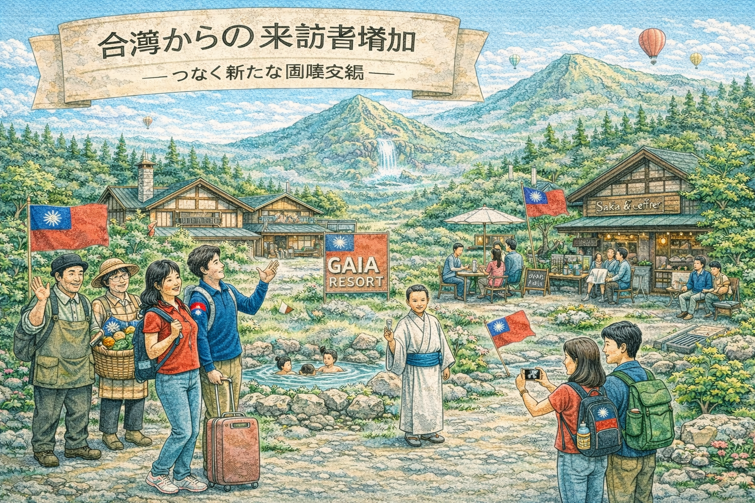 台湾からの来訪者増加 ― ガイアリゾートがつなぐ新たな国際交流画像1