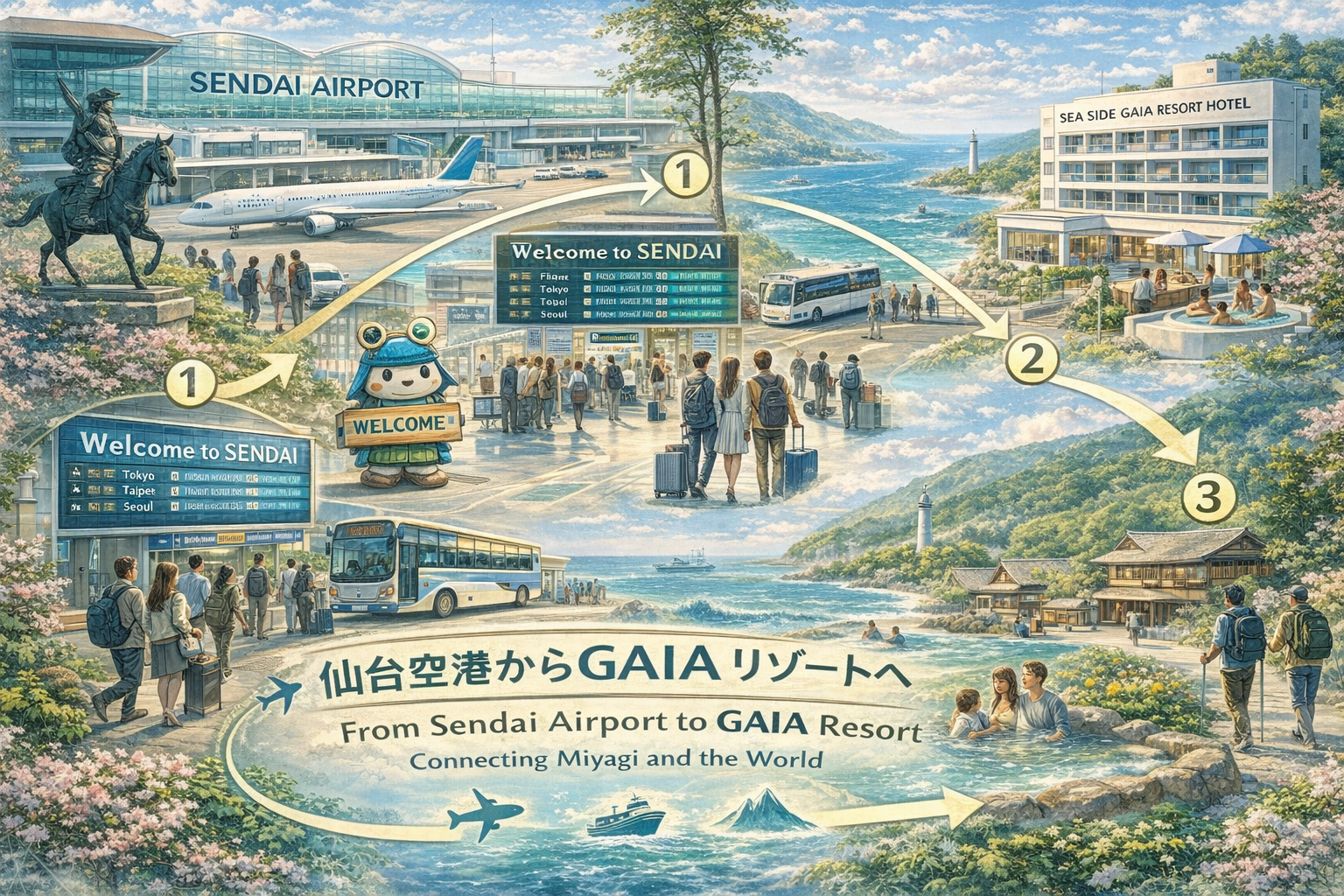 ― 仙台空港過去最多とガイアリゾートの成長 ―画像1