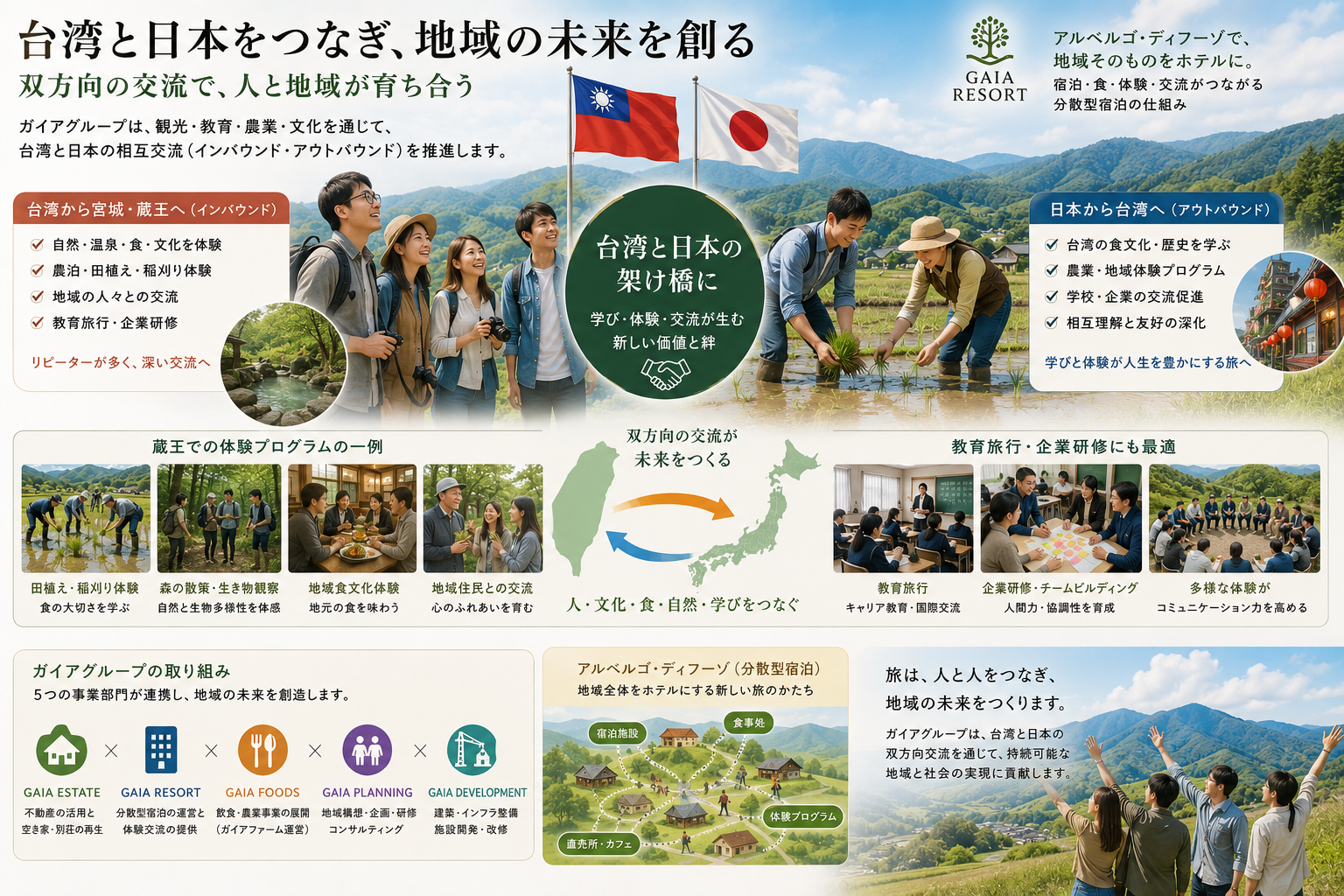 【台湾と日本をつなぐ新しい交流のかたち──ガイアグループが目指す双方向の地域交流】画像1