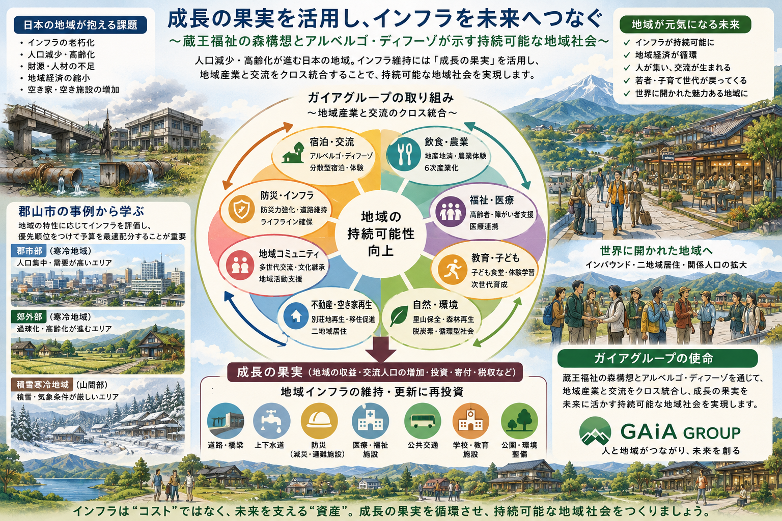 人口減少時代の地域インフラと、これからの地方の可能性― ガイアグループが実践する「クロス統合型事業」 ―画像1