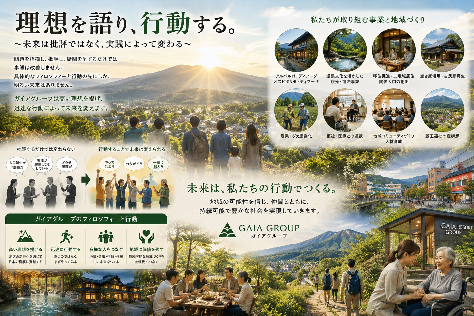 理想を語り、行動する画像1