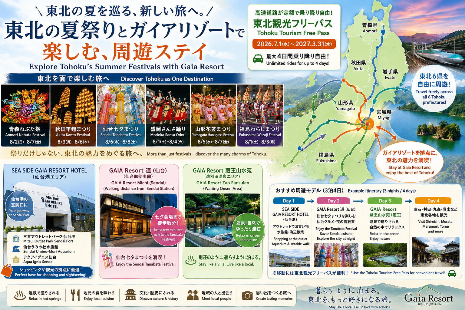 東北の夏を巡る、新しい旅へ。画像1
