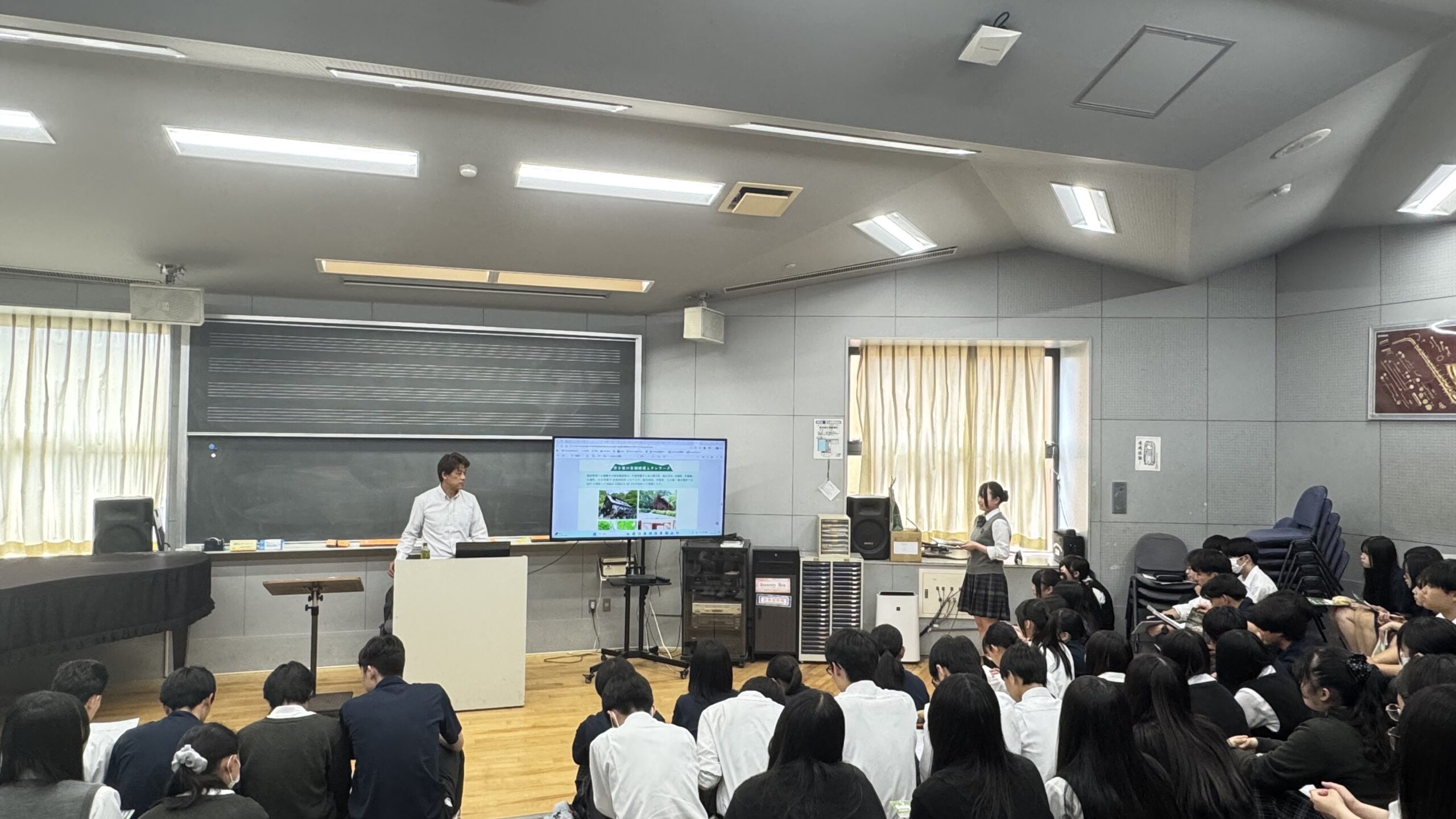 東北高等学校 探究活動講演会に参加しました画像2