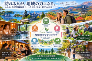 【地域創生の新時代】「ふるさと住民登録制度」が拓く、観光から関係人口へ。ガイアグループが目指す蔵王の未来 サムネイル画像